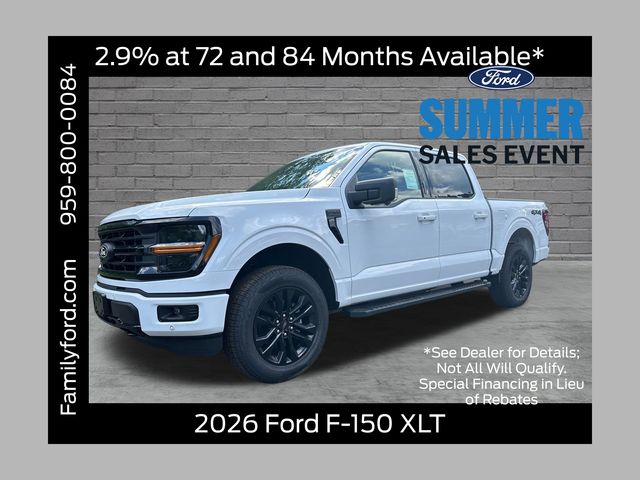 Oxford White 2026 Ford F-150 Pickup Truck Four-Wheel Drive Automatic