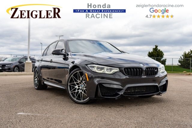 Black Sapphire Metallic 2018 BMW M3 Sedan RWD Sedan Rear-Wheel Drive 7-Speed Automatic