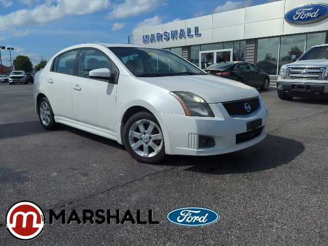 Aspen White 2012 Nissan Sentra 2.0 SR Sedan Front-Wheel Drive Continuously Variable Transmission