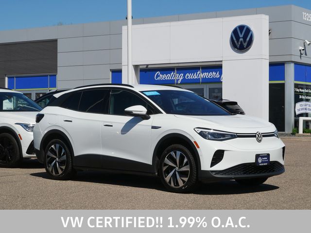Pure White 2023 Volkswagen ID.4 Pro AWD SUV / Crossover All-Wheel Drive Automatic