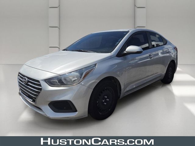 Olympus Silver Metallic 2021 Hyundai Accent Sedan Front-Wheel Drive Continuously Variable Transmission