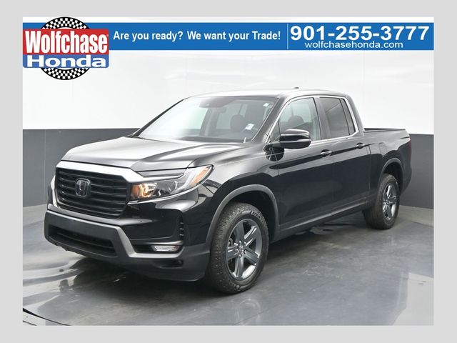 Black 2023 Honda Ridgeline Pickup Truck All-Wheel Drive 9-Speed Automatic