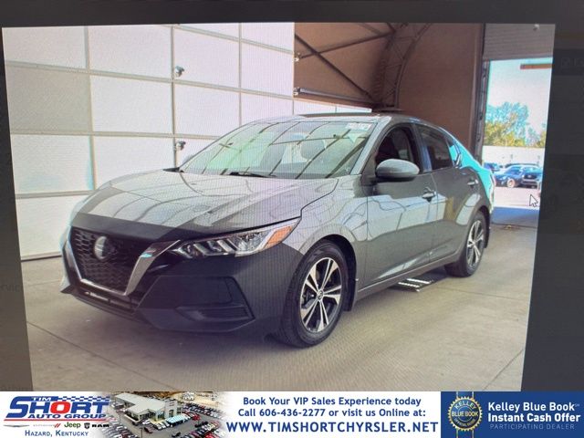 Gray (Gun Metallic) 2022 Nissan Sentra Sedan Front-Wheel Drive Continuously Variable Transmission