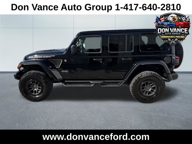 Black Clearcoat 2023 Jeep Wrangler Rubicon 392 4-Door 4WD SUV / Crossover Four-Wheel Drive 8-Speed Automatic