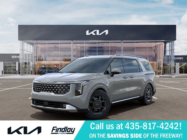 Ceramic Silver 2026 Kia Carnival Hybrid Minivan Front-Wheel Drive 6-Speed Automatic