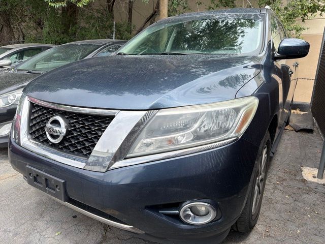 Arctic Blue Metallic 2015 Nissan Pathfinder SUV / Crossover Four-Wheel Drive Continuously Variable Transmission