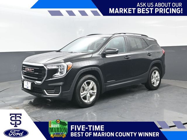 Black (Ebony Twilight Metallic) 2023 GMC Terrain SUV / Crossover All-Wheel Drive 9-Speed Automatic
