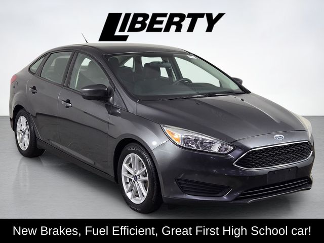 Gray (Magnetic Metallic) 2018 Ford Focus Sedan Front-Wheel Drive Automatic
