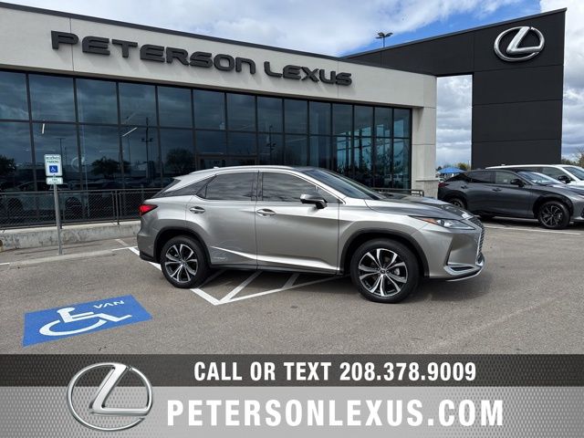Atomic Silver 2022 Lexus RX Hybrid 450h AWD SUV / Crossover All-Wheel Drive Continuously Variable Transmission