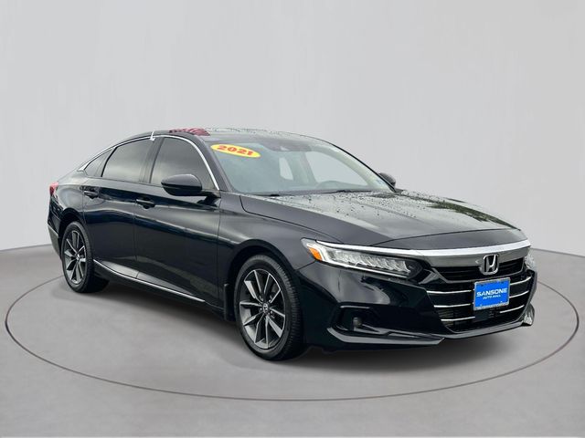 Black 2021 Honda Accord Sedan Front-Wheel Drive Continuously Variable Transmission