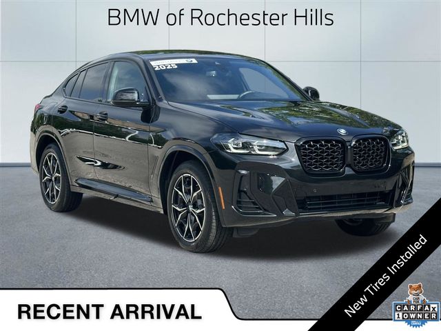 Black Sapphire Metallic 2025 BMW X4 xDrive30i SUV / Crossover All-Wheel Drive 8-Speed Automatic