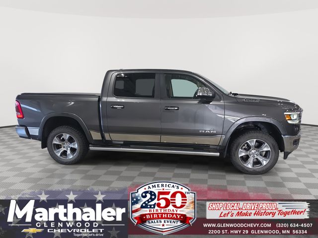 Gray (Granite Crystal Metallic Clearcoat) 2020 RAM 1500 Pickup Truck Four-Wheel Drive 8-Speed Automatic