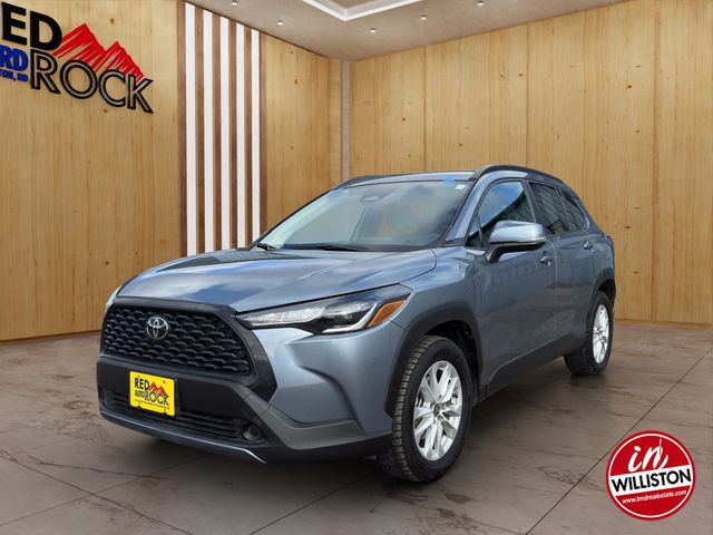 Celestite/Jet Black 2024 Toyota Corolla Cross SUV / Crossover All-Wheel Drive Continuously Variable Transmission