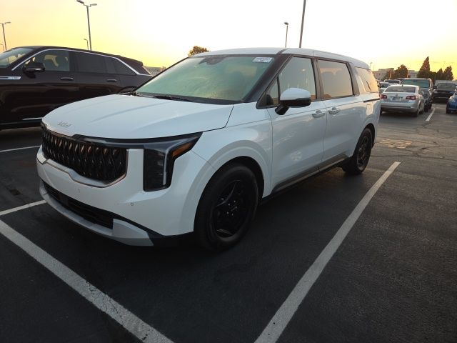Snow White Pearl 2025 Kia Carnival Minivan Front-Wheel Drive 8-Speed Automatic