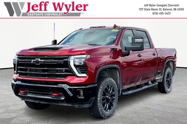 Red 2026 Chevrolet Silverado 2500HD LTZ Crew Cab 4WD Pickup Truck Four-Wheel Drive Automatic