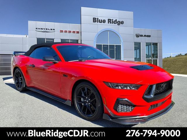 Race Red 2024 Ford Mustang Convertible Rear-Wheel Drive 6-Speed Manual