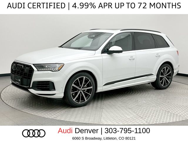 Glacier White Metallic 2023 Audi Q7 SUV / Crossover All-Wheel Drive 8-Speed Automatic