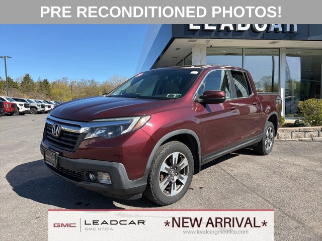 Red (Deep Scarlet Pearl) 2019 Honda Ridgeline RTL-T AWD Pickup Truck All-Wheel Drive 6-Speed Automatic