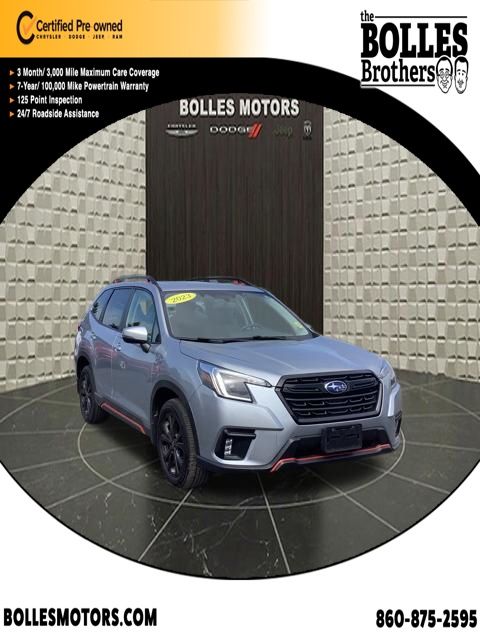 Ice Silver Metallic 2023 Subaru Forester Sport Crossover AWD SUV / Crossover All-Wheel Drive Continuously Variable Transmission