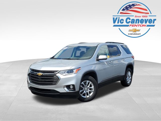 Silver Ice Metallic 2021 Chevrolet Traverse SUV / Crossover Front-Wheel Drive 9-Speed Automatic