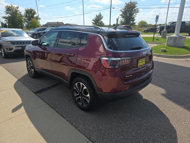 2022 Jeep Compass Limited - Velvet Red Pearlcoat exterior view 9