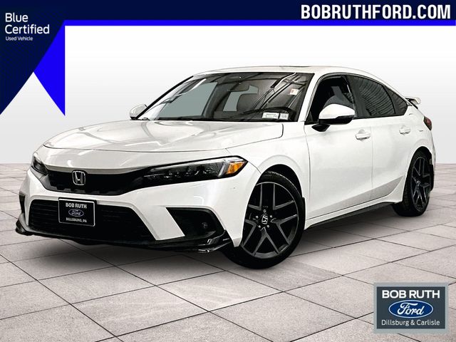 2022 Honda Civic Sport Touring White at Sutliff Volkswagen