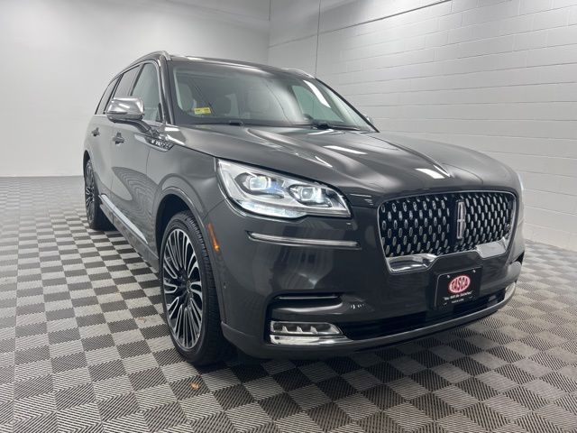 Asher Gray Metallic Clearcoat 2022 Lincoln Aviator Black Label AWD SUV / Crossover All-Wheel Drive Automatic