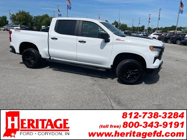 Summit White 2023 Chevrolet Silverado 1500 Pickup Truck Four-Wheel Drive Automatic