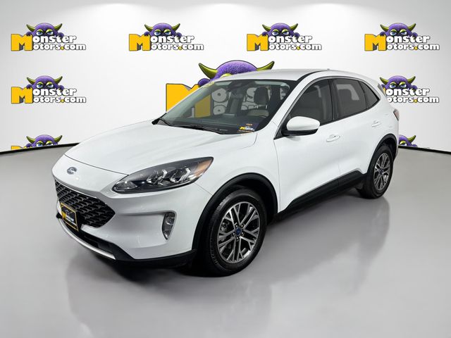 White 2022 Ford Escape Hybrid SEL AWD SUV / Crossover All-Wheel Drive Continuously Variable Transmission