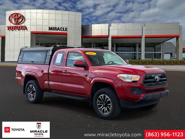 Barcelona Red Metallic 2017 Toyota Tacoma Pickup Truck Four-Wheel Drive 5-Speed Manual
