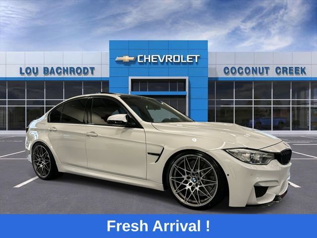 White Metallic 2016 BMW M3 Sedan Rear-Wheel Drive 6-Speed Manual