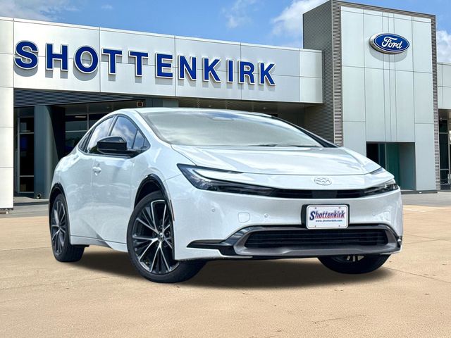 Pearl 2023 Toyota Prius Hatchback Front-Wheel Drive Continuously Variable Transmission