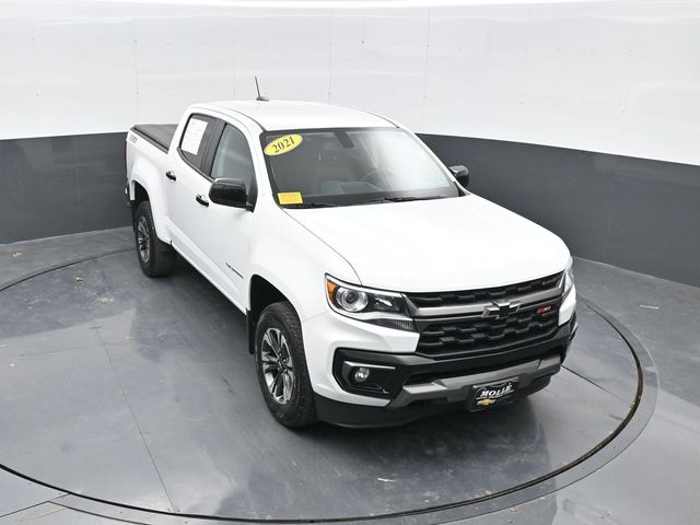 Summit White 2021 Chevrolet Colorado Z71 Crew Cab 4WD Pickup Truck Four-Wheel Drive 8-Speed Automatic