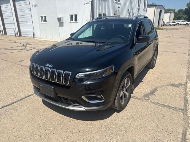 2020 Diamond Black Crystal Pearlcoat Jeep Cherokee Limited 4X4 SUV