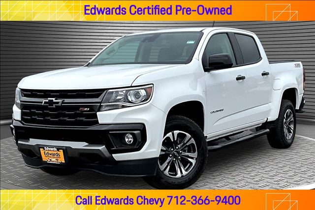 Summit White 2022 Chevrolet Colorado Pickup Truck Four-Wheel Drive 8-Speed Automatic
