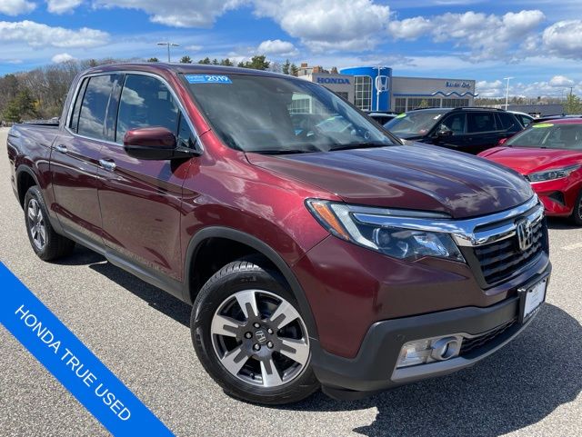 Red (Deep Scarlet Pearl) 2019 Honda Ridgeline RTL-E AWD Pickup Truck All-Wheel Drive 6-Speed Automatic