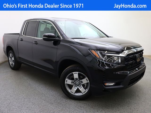 Black 2025 Honda Ridgeline Pickup Truck All-Wheel Drive 9-Speed Automatic
