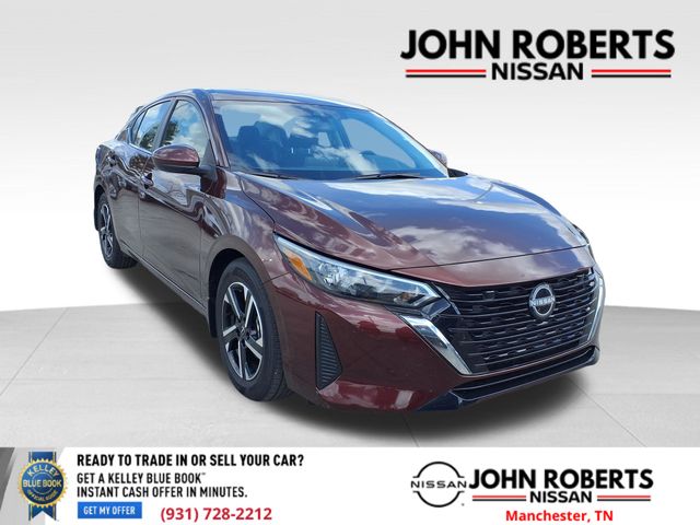 Rosewood Metallic 2025 Nissan Sentra SV FWD Sedan Front-Wheel Drive Continuously Variable Transmission