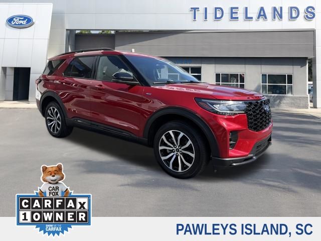 Red Metallic 2025 Ford Explorer ST-Line AWD SUV / Crossover All-Wheel Drive Automatic