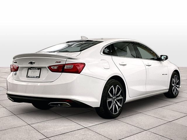 2022 Chevrolet Malibu RS White at Klick Lewis Buick Chevrolet
