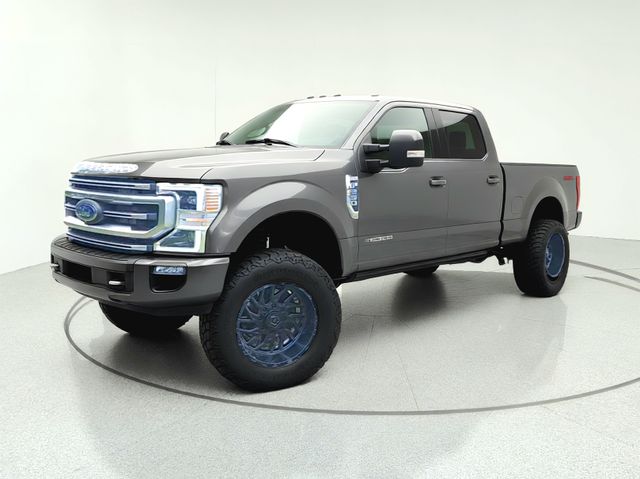 Gray Metallic 2022 Ford F-250 Super Duty Pickup Truck Four-Wheel Drive Automatic