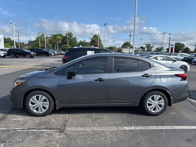 2023 Gun Metallic Nissan Versa 1.6 S FWD Sedan
