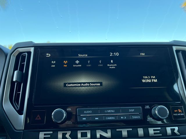 2025 Glacier White Nissan Frontier SV RWD Truck