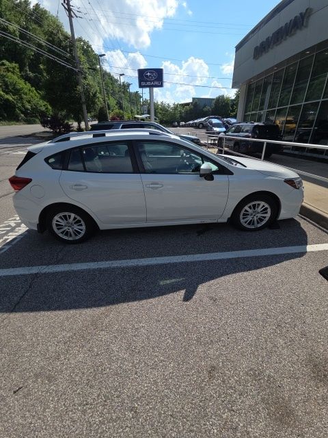 2018 Subaru Impreza 2.0i Premium White at Rafferty Subaru