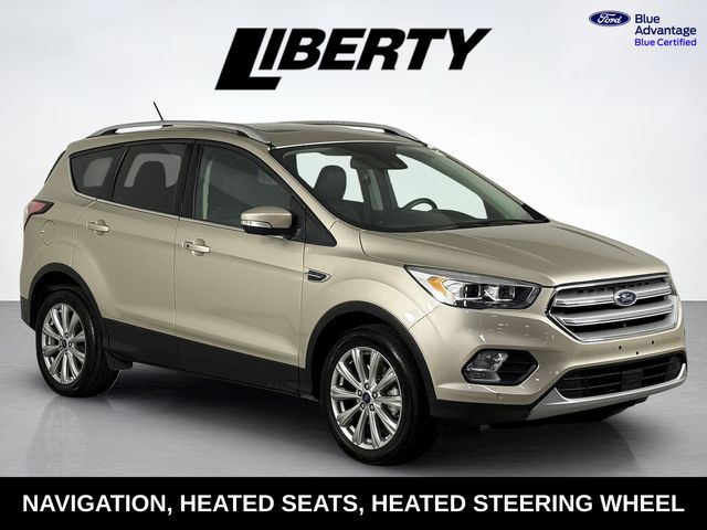 White Gold Metallic 2018 Ford Escape SUV / Crossover All-Wheel Drive 6-Speed Automatic