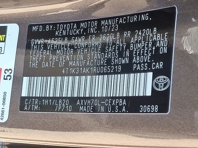 Used 2024 Toyota Camry Hybrid Sedan
