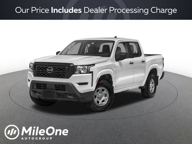 Glacier White 2024 Nissan Frontier Pickup Truck Four-Wheel Drive 9-Speed Automatic Overdrive