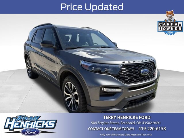 Carbonized Gray Metallic 2023 Ford Explorer SUV / Crossover All-Wheel Drive Automatic