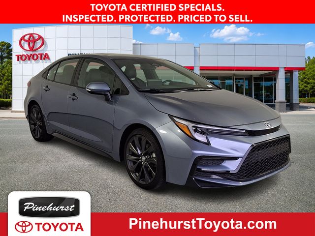 Gray 2025 Toyota Corolla Sedan Front-Wheel Drive Continuously Variable Transmission