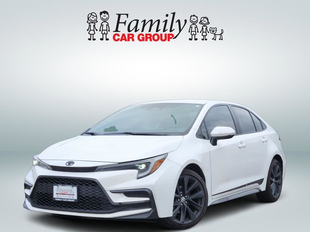 Ice Cap 2025 Toyota Corolla SE FWD Sedan Front-Wheel Drive Continuously Variable Transmission